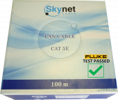 Кабель витая пара кат. 5е SkyNet Standart UTP indoor 4x2x0.5 Cu 8жил 100м
